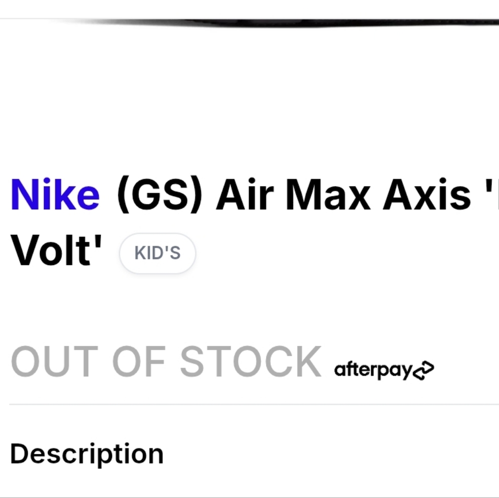 Kids Nike GS Air Max Axis - Picture 11 of 11